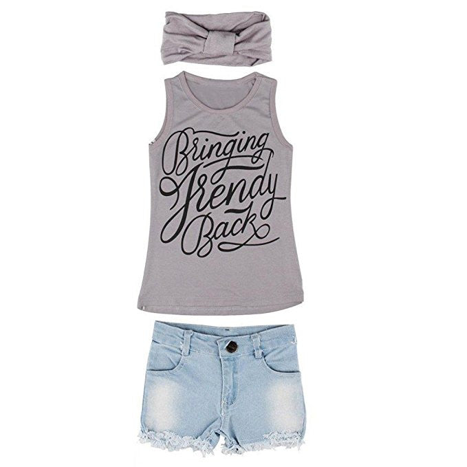 Trendy Denim Ensemble