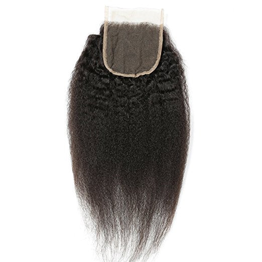 Yaki Kinky Straight 4x4 Swiss Lace Closure
