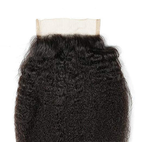 Yaki Kinky Straight 4x4 Swiss Lace Closure