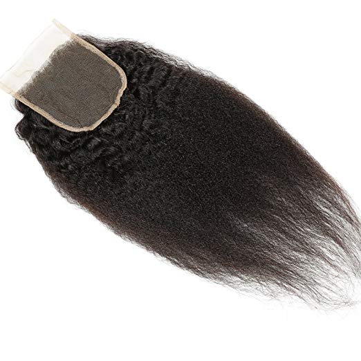 Yaki Kinky Straight 4x4 Swiss Lace Closure